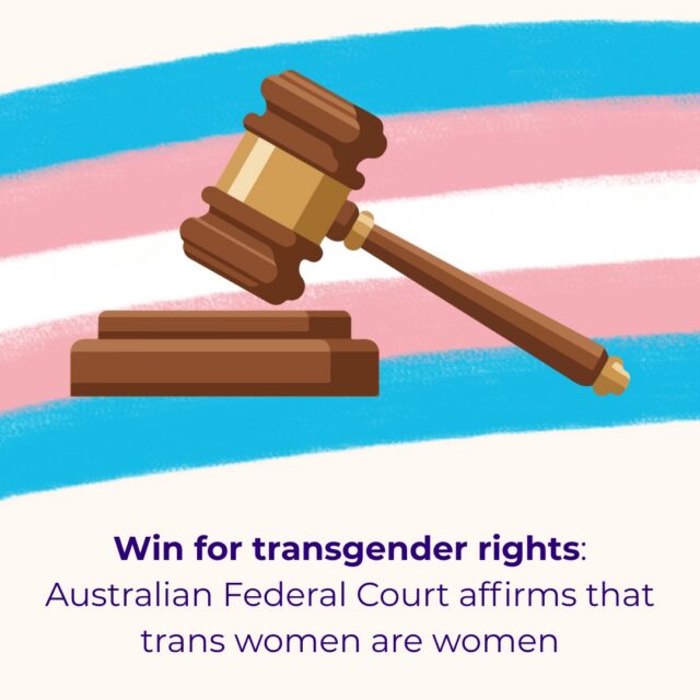 The Australian Federal Court has ruled that transgender people have the right to be protected from discrimination. If you have experienced discrimination, contact LGBTI Legal Service for free legal advice This factsheet is intended to give general advice only and should not be used as a substitute for legal advice. #transgender #transrights #ticklevgiggle #LGBTIQA+