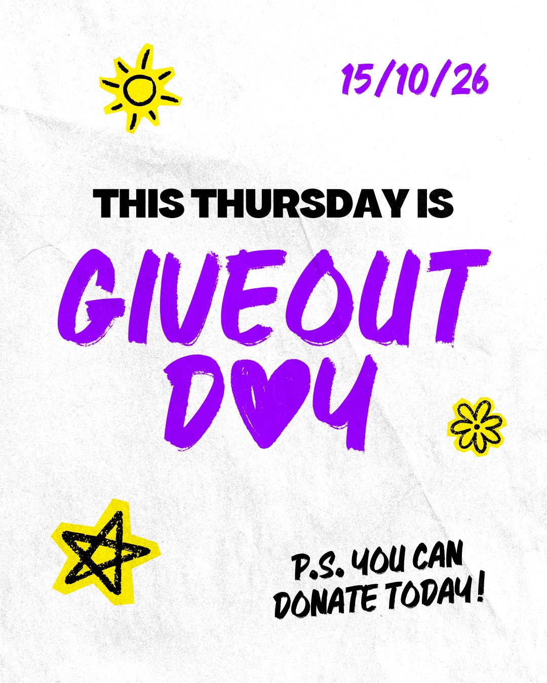 This Thursday is GiveOUT Day. We’re aiming to raise $20 000 to open an in person office in Central Queensland, and we need your help to reach our goal. Donate to us and, with dollar matching, your eligible donation will be doubled. (Limits apply.) Give early, share this post and invite your people to support us too. #GiveOUT26